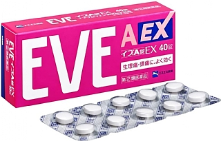 銀色EVE-A錠EX-40錠（粉色新包裝）