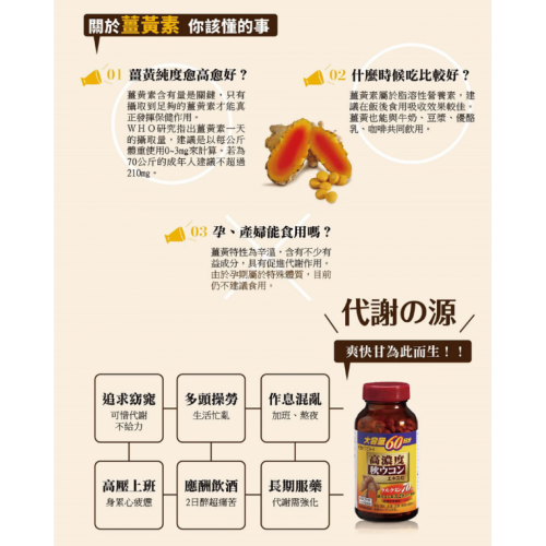 ITOH井藤漢方製藥-高濃度秋薑黃萃取精華錠300粒
